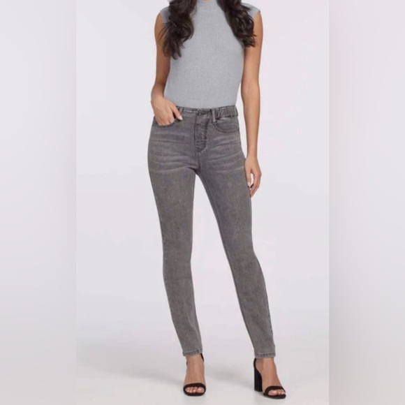 Tribal jeans Audrey mid rise icon fit size 6 grey - Picture 1 of 11